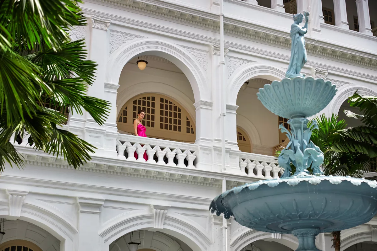 Dvöl á Raffles Hotel Singapore