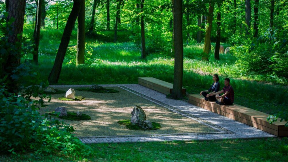 Hótel Manor House Zen garðurinn