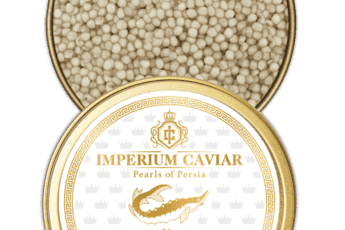 Albínubeluga kavíar Gull Kaspíahafsins