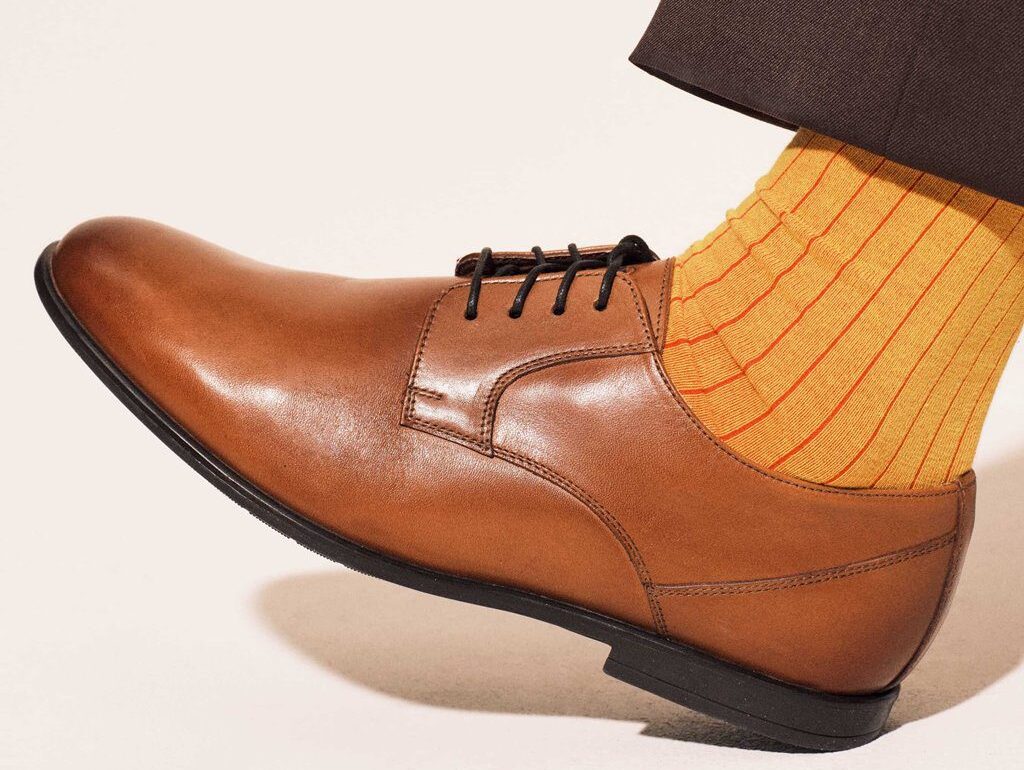 Karlmannlegir fínir skórskór