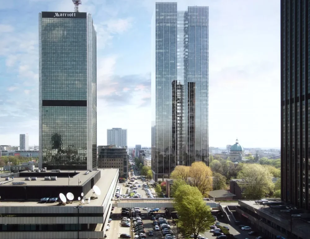 Roma Tower Nýja háhýsið á kirkjulóðinni í miðbænum