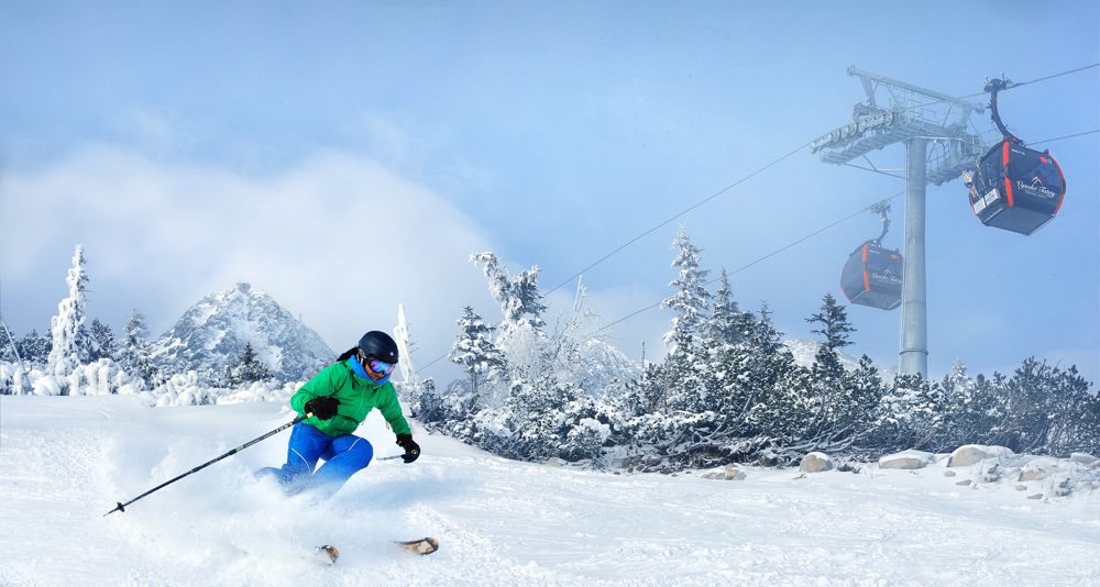 Slóvakísku skíðabrekkurnar