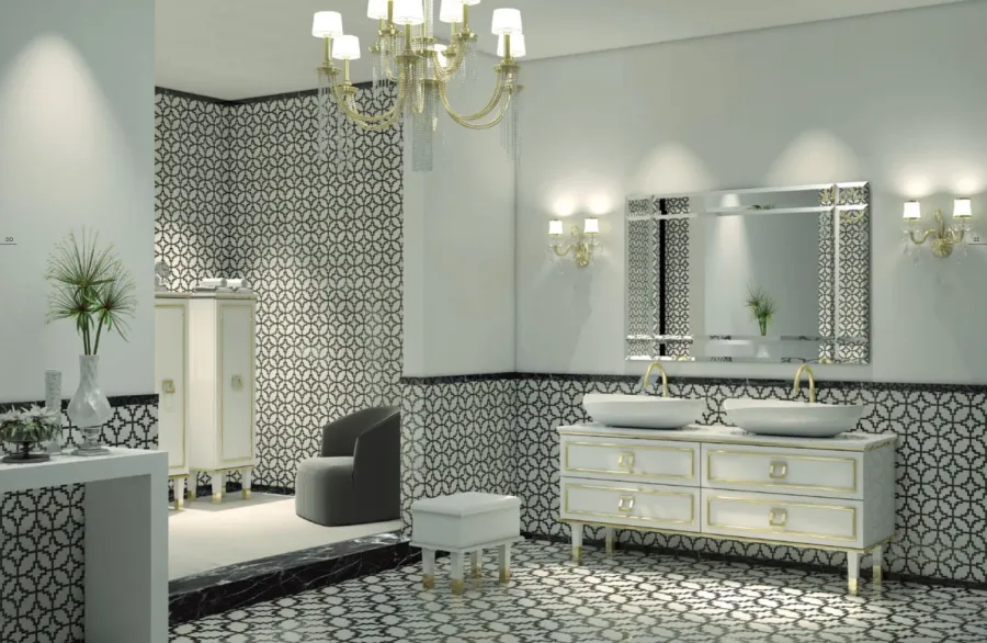 Lúxusbaðherbergi skref fyrir skref