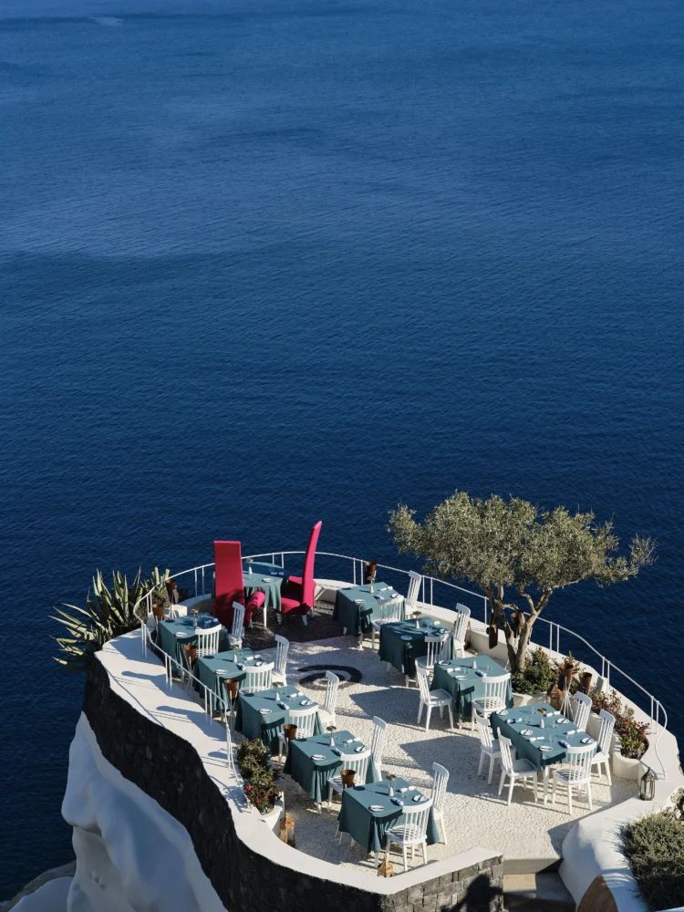 Lúxushótel á Santorini